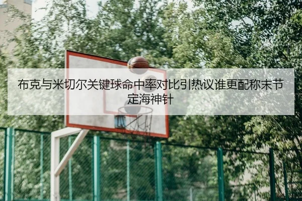 布克与米切尔关键球命中率对比引热议谁更配称末节定海神针